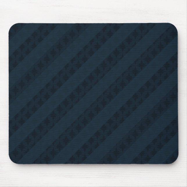 Mousepad Azuis marinhos elegantes - costume (Frente)
