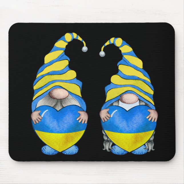 MOUSEPAD AZUL AZUL E AMARELO GOMAS UCRANIANOS (Frente)
