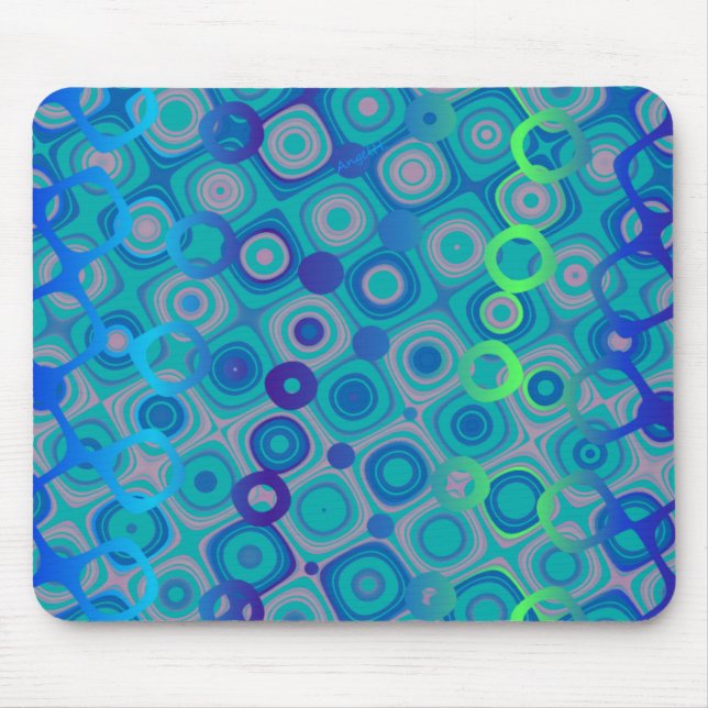 Mousepad Azul Bonito Dotty 1 AH2009 (Frente)