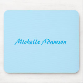 Mousepad Azul-branco-azul-marinho-elegante-Na moda