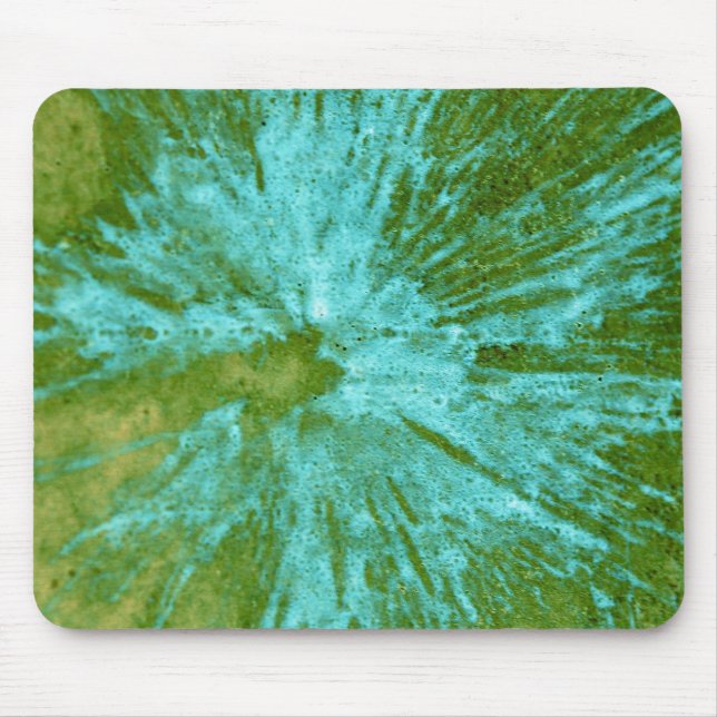 Mousepad Azul ciano no pintball verde (Frente)