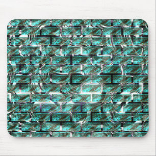 Mousepad Azul claro, bolhas na grelha ou efeito na parede d