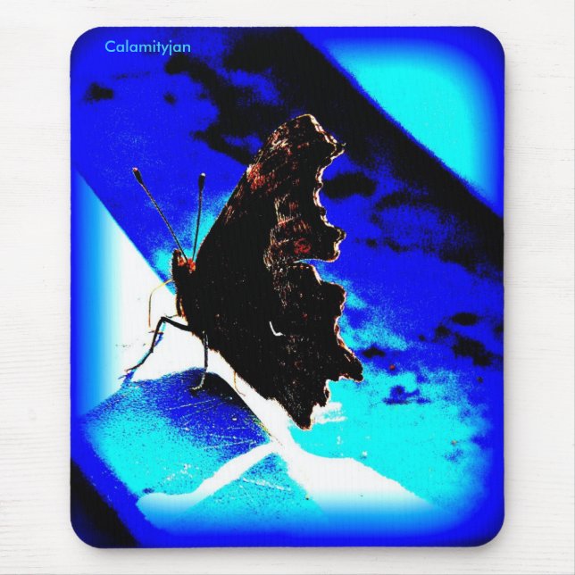 mousepad azul da borboleta, Calamityjan (Frente)