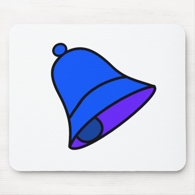 Mousepad Azul de Bell 45 graus os presentes de Zazzle do MU (Frente)