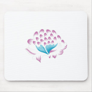 Mousepad Azul de Cornflower claro, Megenta Céu, Girly
