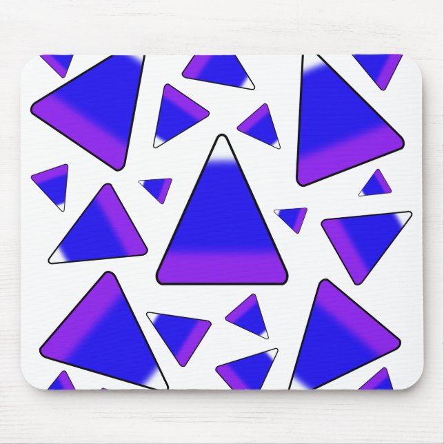 Mousepad Azul de milho doce e roxo (Frente)