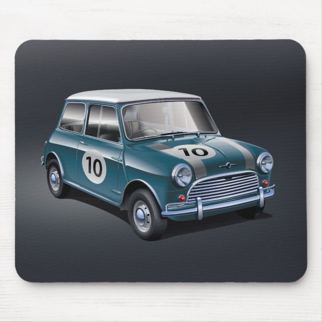 Mousepad Azul de MiniCooper S1 (Frente)