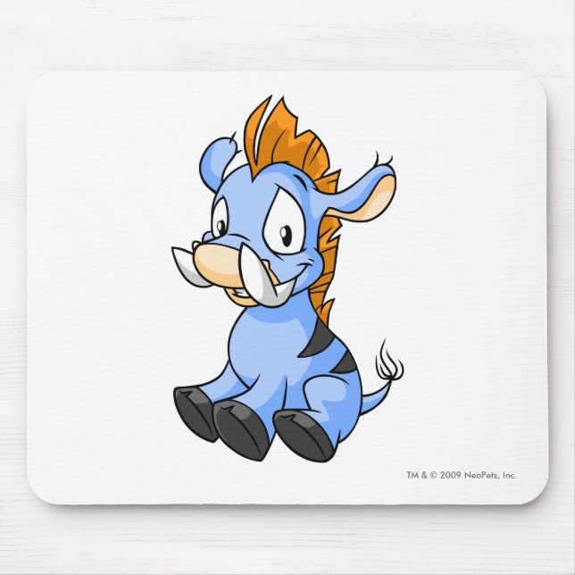 Mousepad Azul de Moehog (Frente)