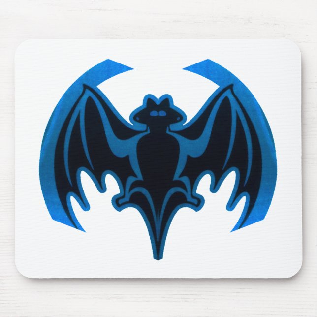 Mousepad Azul do bastão os presentes de Zazzle do MUSEU (Frente)