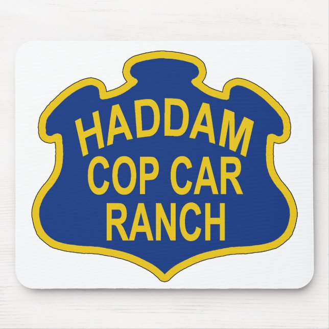 Mousepad azul do logotipo de HCCR (Frente)