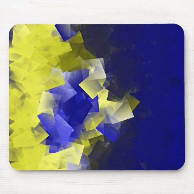 Mousepad Azul e Amarelo (Frente)