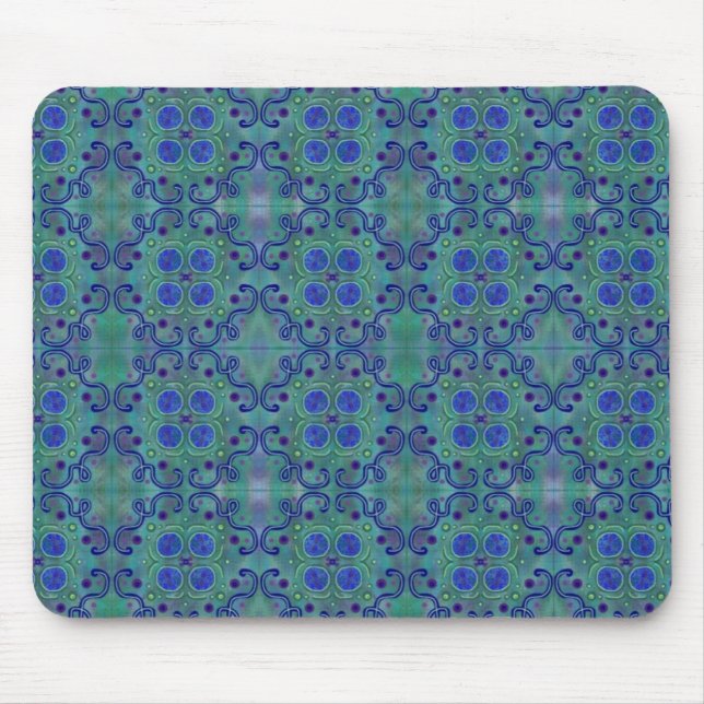 Mousepad Azul e verde (Frente)