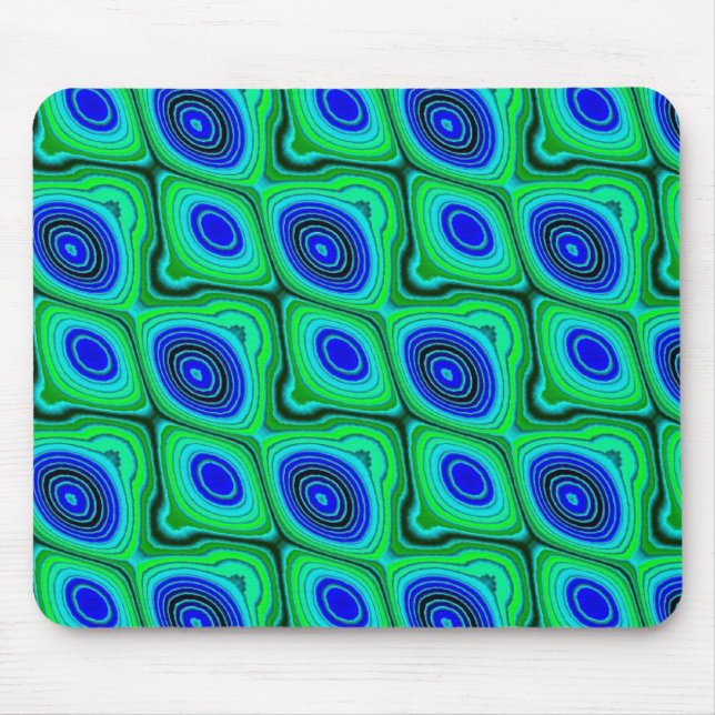 Mousepad azul e verde (Frente)