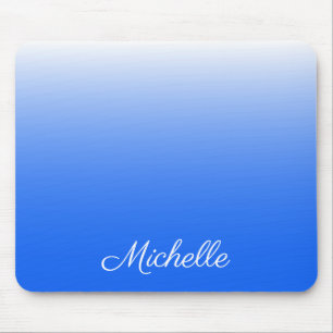 Mousepad Azul elétrico móvel gradiente personalizado