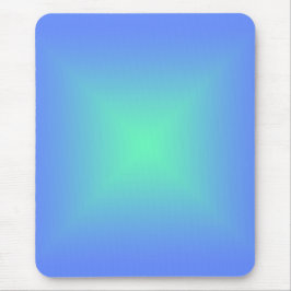Mousepad Azul-gradiente de diamante a verde-aquamarina