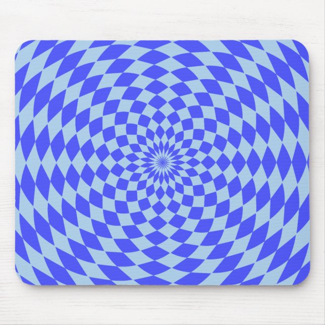 Mousepad azul hipnótico (Frente)