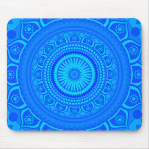 Mousepad Azul Mandala Indiano
