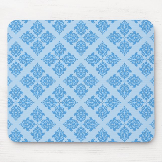 Mousepad Azul no céu - Damasco marroquino (Frente)