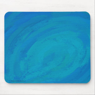 Mousepad Azul-oceânico pintado