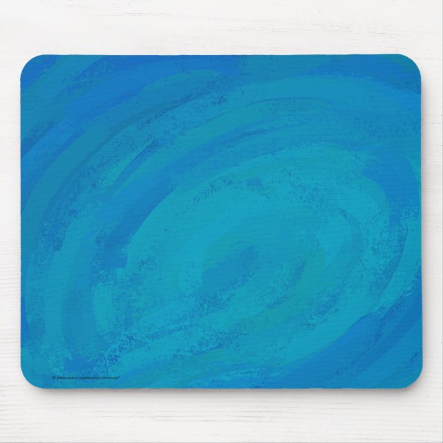 Mousepad Azul-oceânico pintado (Frente)