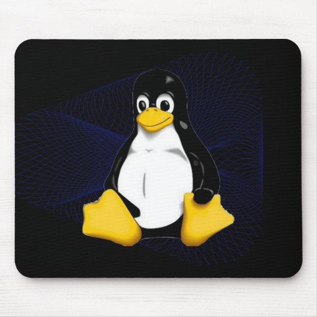 Mousepad Azul Sobel de TUX (Frente)