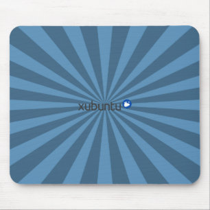 Mousepad Azul StarBurst de Xubuntu Linux