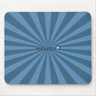 Mousepad Azul StarBurst de Xubuntu Linux