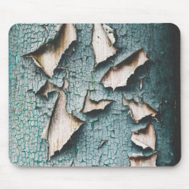 Mousepad Azul verde claro antigo e rústico descascando tint