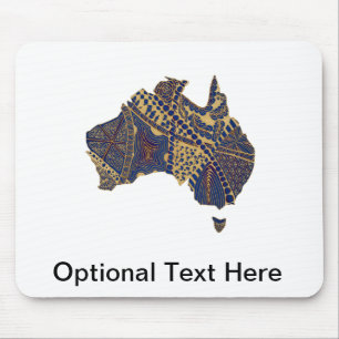 Mousepad Azul Vermelho de Tonelada de Porteiro da Austrália