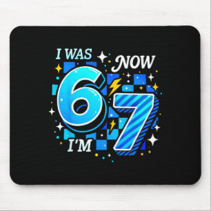 Mousepad Azul xadrez eu tinha 6 agora tenho 7 divertido 67
