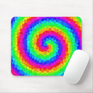 Mousepad Azulejo de Mosaico Arco-Íris