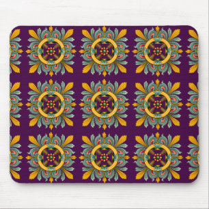 Mousepad Azulejo vitoriano roxo