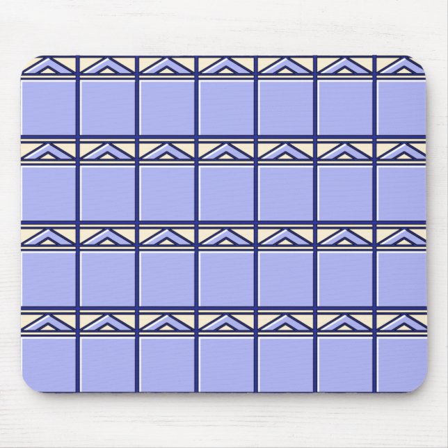 Mousepad Azulejos azuis (Frente)