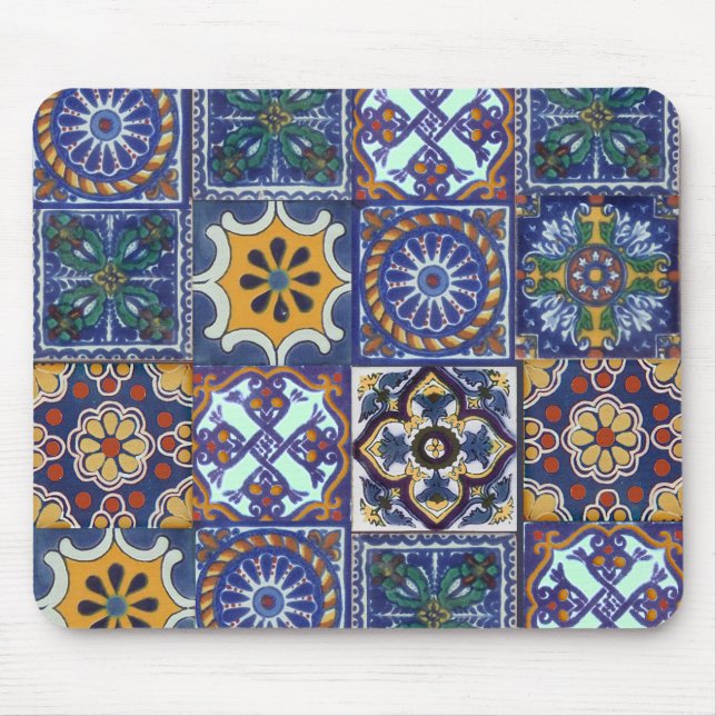 Mousepad Azulejos de Talavera do mexicano (Frente)