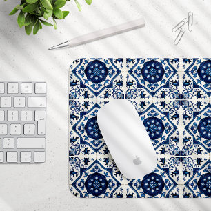 Mousepad Azulejos do Mediterrâneo, Portugal, Azulejo, Majol