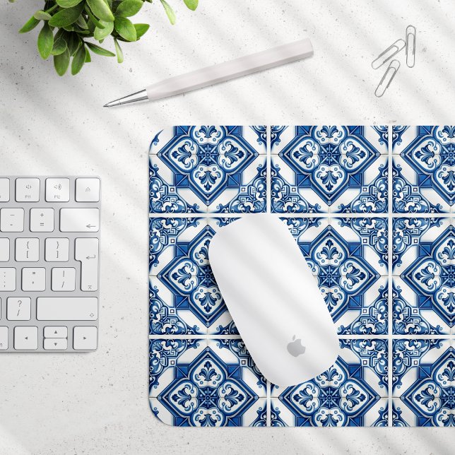 Mousepad Azulejos do Mediterrâneo, Portugal, Azulejo, Majol (Criador carregado)