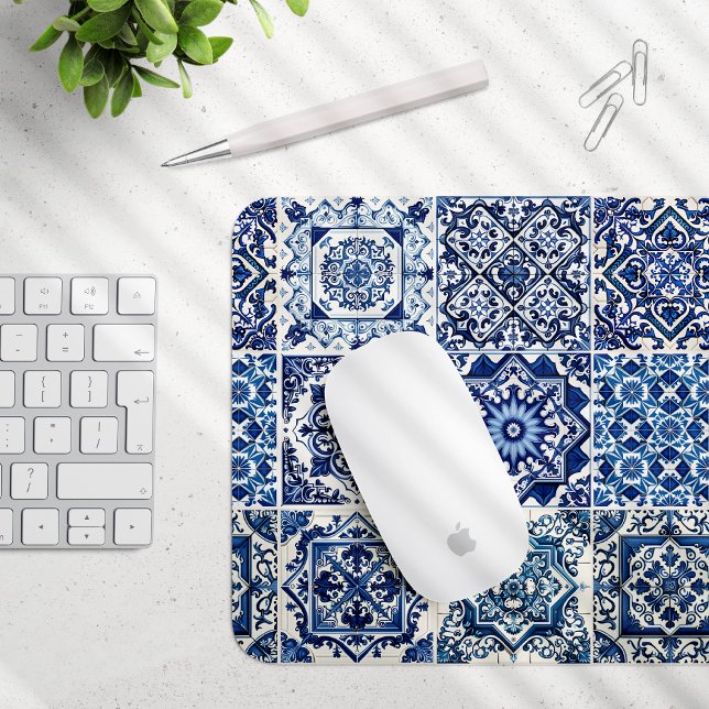 Mousepad Azulejos do Mediterrâneo, Portugal, Azulejo, Majol (Criador carregado)