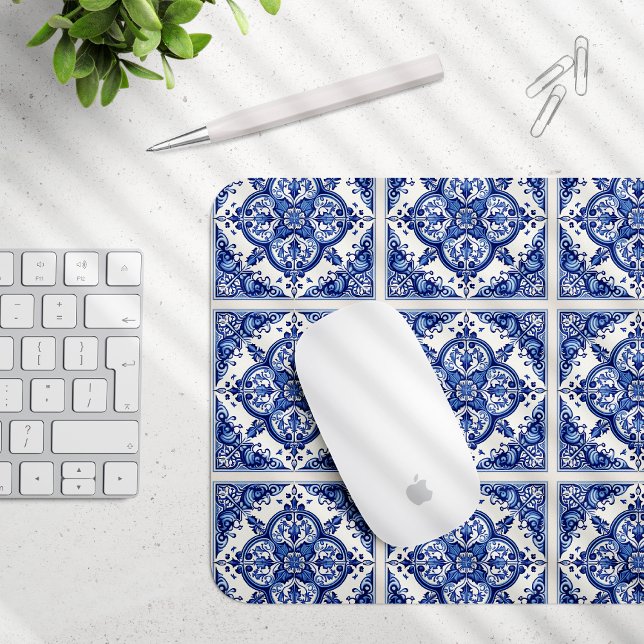 Mousepad Azulejos do Mediterrâneo, Portugal, Azulejo, Majol (Criador carregado)