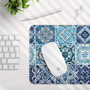Mousepad Azulejos do Mediterrâneo, Portugal, Azulejo, Majol