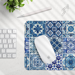 Mousepad Azulejos do Mediterrâneo, Portugal, Azulejo, Majol