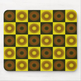 Mousepad Azulejos mosaicos Abstrato contrastantes -