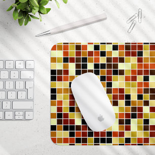 Mousepad Azulejos piscinas, Azulejos Mosaicos Castanhos, Pa