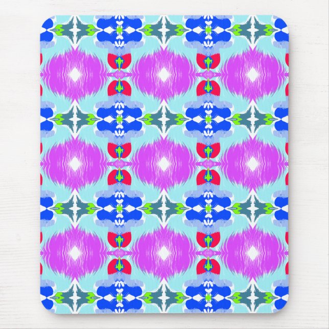 Mousepad Azure Bloom Kaleidoscope (Frente)
