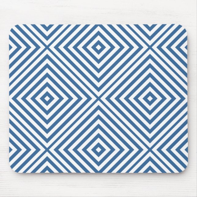 Mousepad Azure Diamond Chevron (Frente)