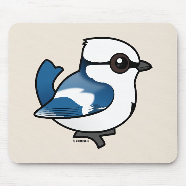 Mousepad Azure Tit Birdorable (Frente)