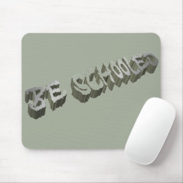 Mousepad B. Cinzas escolares — Branco