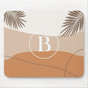 Mousepad B - Monograma inicial - letra B Design abstrato