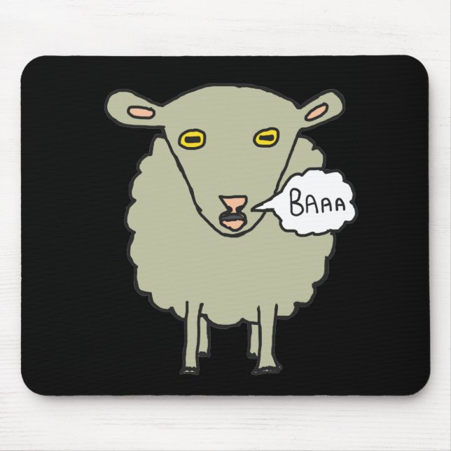 Mousepad Baa Sheep (Frente)