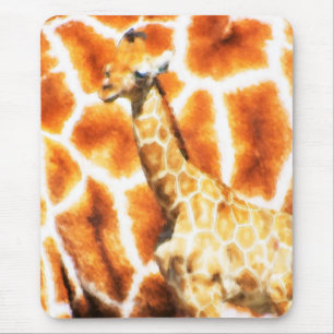Mousepad Baby Giraffe