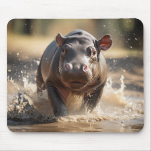 Mousepad Baby Hippo